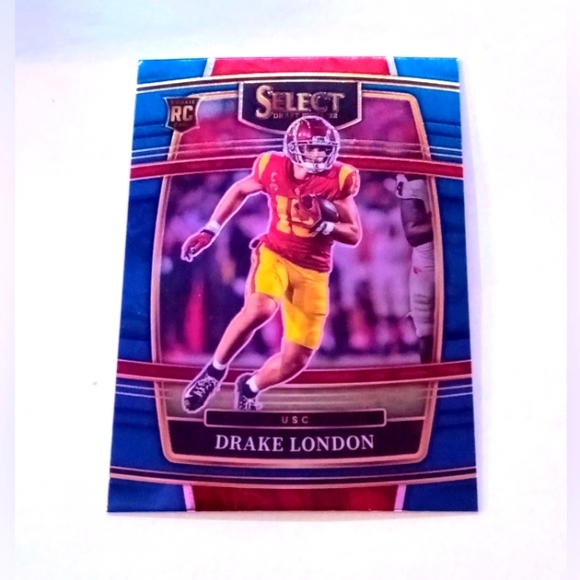 Drake London Rookie Card Panini Select Draft Picks Concourse #7 - Picture 1 of 2